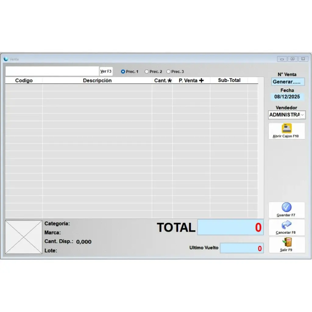 Sistema PDV Instalación y Configuración