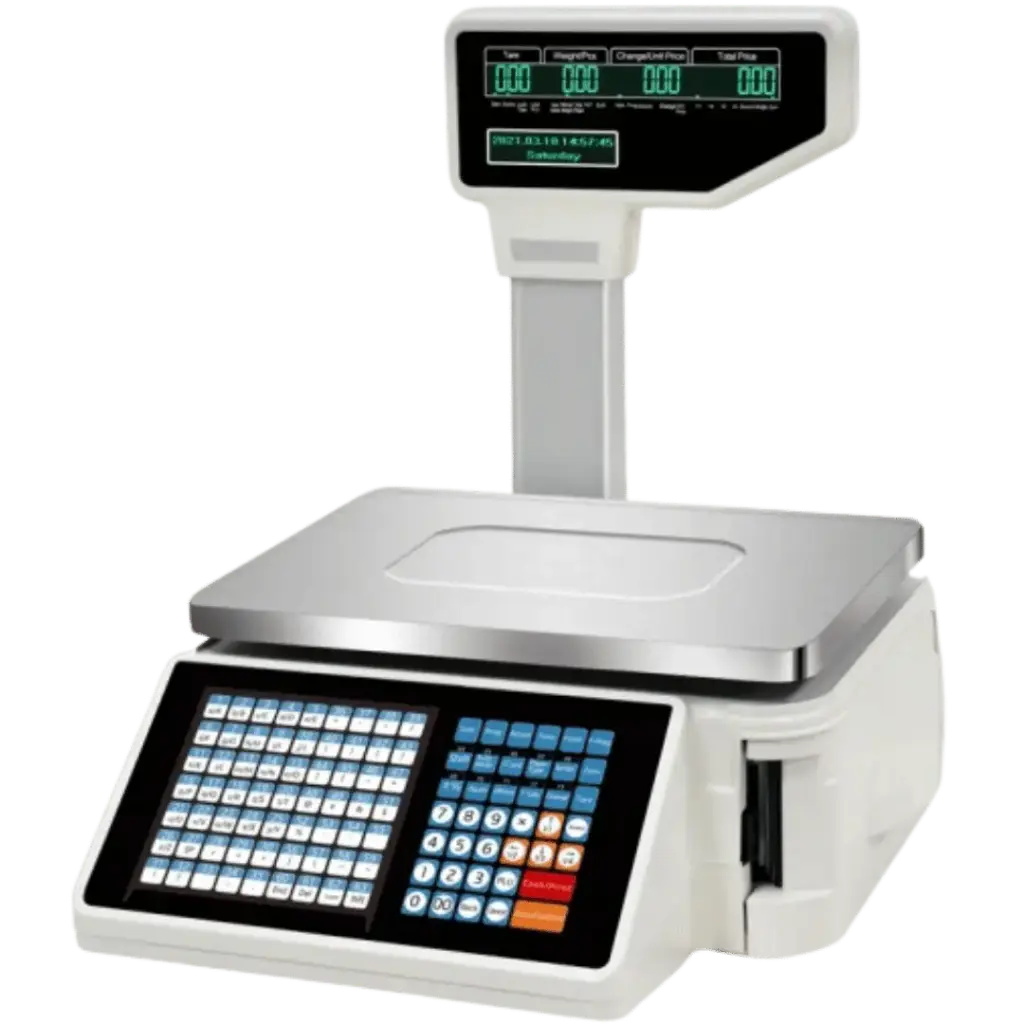 Balanza 30Kg con Impresora de Etiquetas WiFi