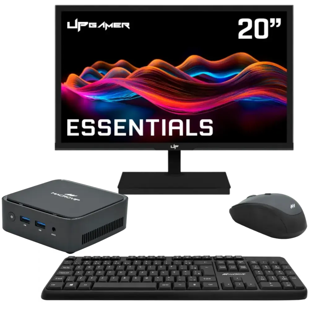 PC Montado con Monitor de 20" + Teclado y Mouse Inalámbricos